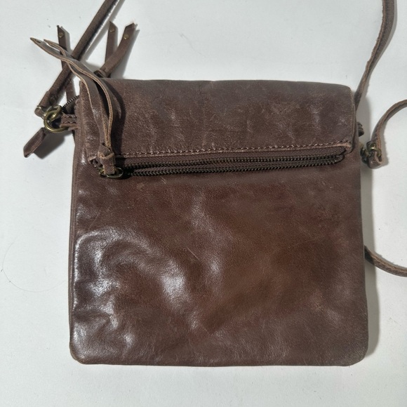 The Sak Brown Crossbody Bag with Metallic Accents - Picture 5 of 11